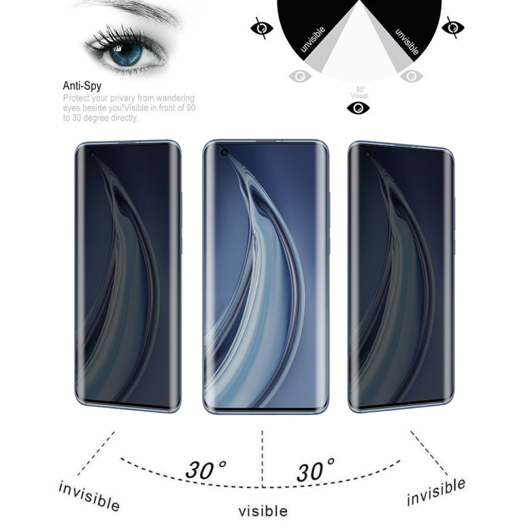 For Xiaomi Mi 10 Pro 25 PCS 0.3mm 9H Surface Hardness 3D Curved Surface Privacy Glass Film -  by PMC Jewellery | Online Shopping South Africa | PMC Jewellery