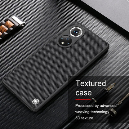 For Honor 50 Pro NILLKIN 3D Textured Nylon Fiber TPU Case(Black) - Honor Cases by NILLKIN | Online Shopping South Africa | PMC Jewellery | Buy Now Pay Later Mobicred