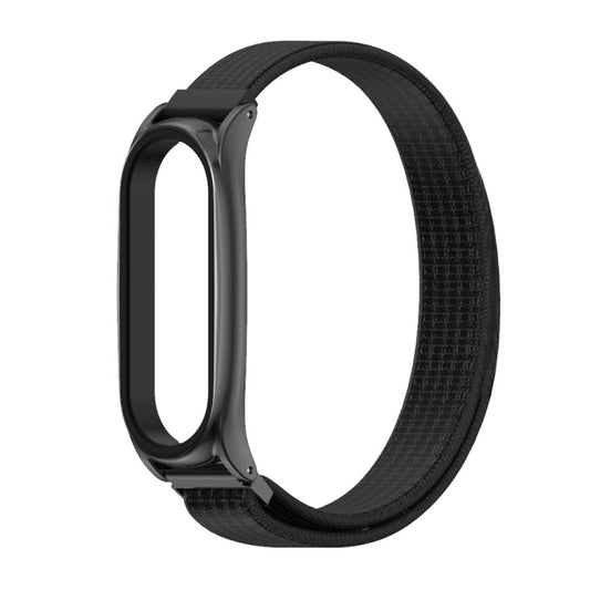 For Xiaomi Mi Band 6 / 5 / 4 / 3 Mijobs Nylon Loop Plus Watch Band Watch Band(Black) - Watch Bands by MIJOBS | Online Shopping South Africa | PMC Jewellery | Buy Now Pay Later Mobicred