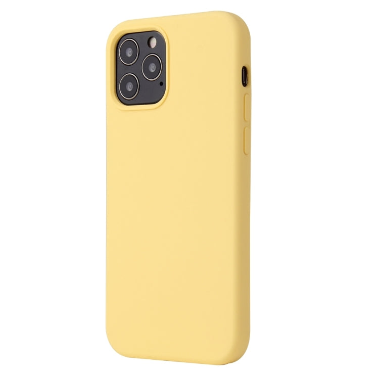 For iPhone 13 Solid Color Liquid Silicone Shockproof Protective Case(Yellow) - iPhone 13 Cases by PMC Jewellery | Online Shopping South Africa | PMC Jewellery