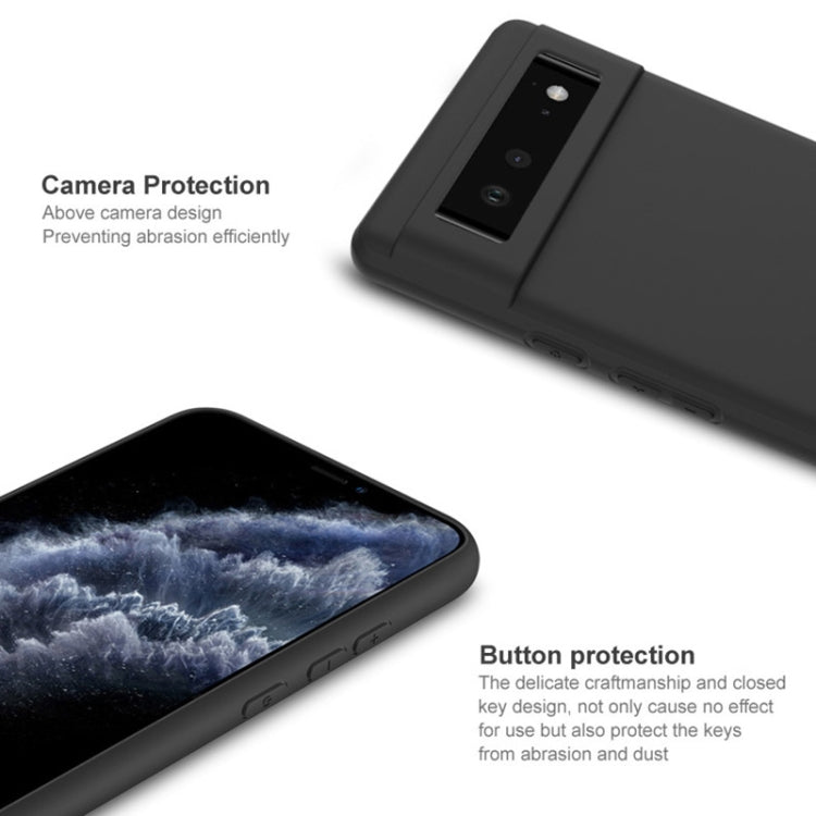 For Google Pixel 6 IMAK UC-3 Series Shockproof Frosted TPU Protective Case(Black) - Google Cases by imak | Online Shopping South Africa | PMC TechLife | Buy Now Pay Later Mobicred