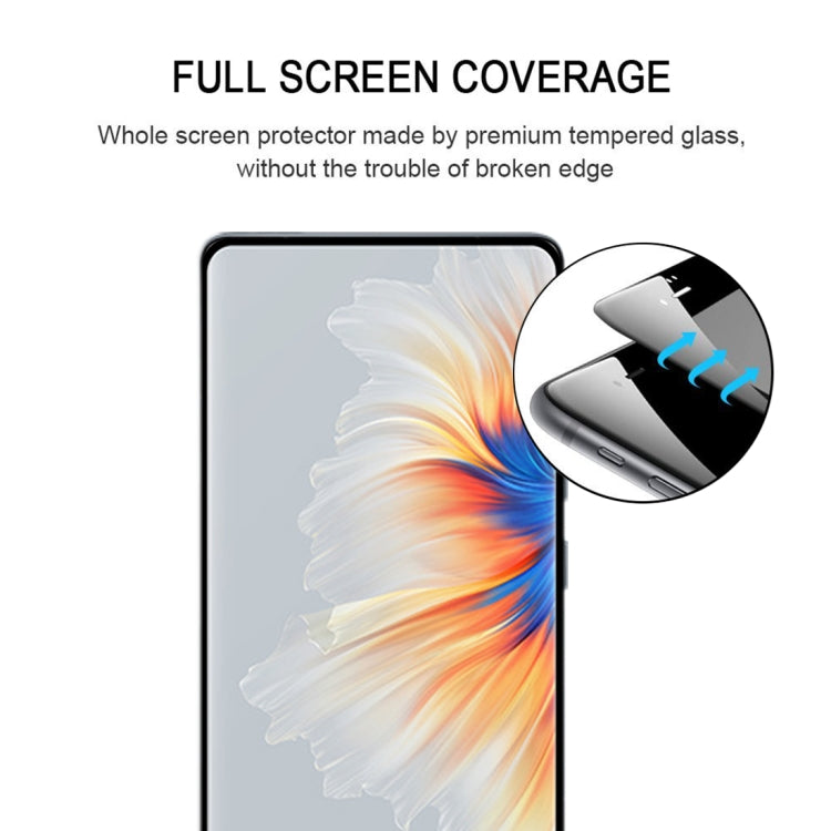 For Xiaomi Mi Mix 4 25 PCS 3D Curved Edge Full Screen Tempered Glass Film(Black) -  by PMC Jewellery | Online Shopping South Africa | PMC Jewellery