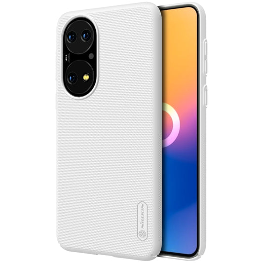 For Huawei P50 NILLKIN Frosted Concave-convex Texture PC Protective Case(White) - Huawei Cases by NILLKIN | Online Shopping South Africa | PMC Jewellery