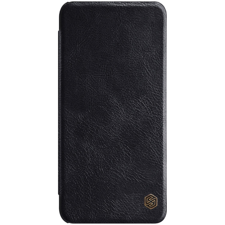 For Huawei P50 NILLKIN QIN Series Crazy Horse Texture Horizontal Flip Leather Case with Card Slot(Black) - Huawei Cases by NILLKIN | Online Shopping South Africa | PMC Jewellery | Buy Now Pay Later Mobicred