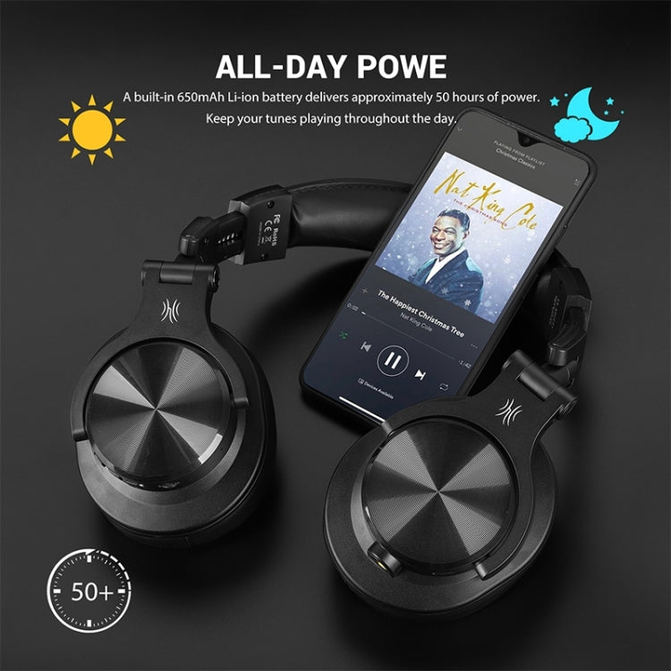OneOdio A70 Black Head-mounted Wireless Bluetooth Stereo Headset - free shipping - PMC TechLife - Order now!