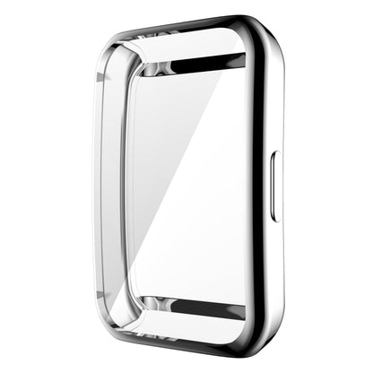 For Huawei Band 6 / 6 Pro / Honor Band 6 Full Coverage TPU Electroplating Protective Case Cover(Silver) - Watch Cases by PMC Jewellery | Online Shopping South Africa | PMC Jewellery | Buy Now Pay Later Mobicred