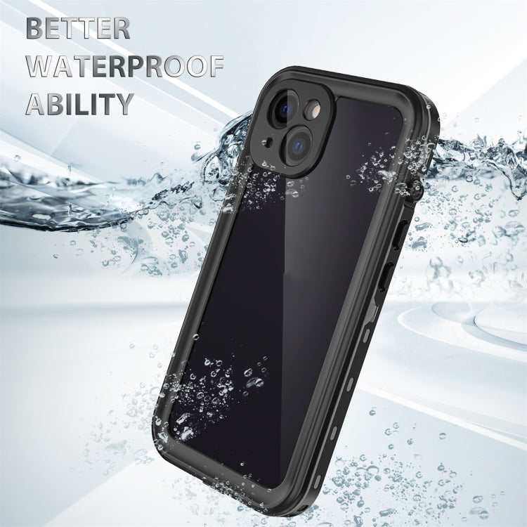 For iPhone 13 RedPepper Transparent Dot Shockproof Waterproof PC + TPU Protective Case(Black) - free shipping - PMC TechLife - Order now!
