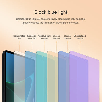 For Xiaomi Mi Pad 5 / 5 Pro NILLKIN V+ Series 0.33mm 4H Anti-blue Ray Tempered Glass Film - More Tablet Tempered Glass by NILLKIN | Online Shopping South Africa | PMC Jewellery | Buy Now Pay Later Mobicred