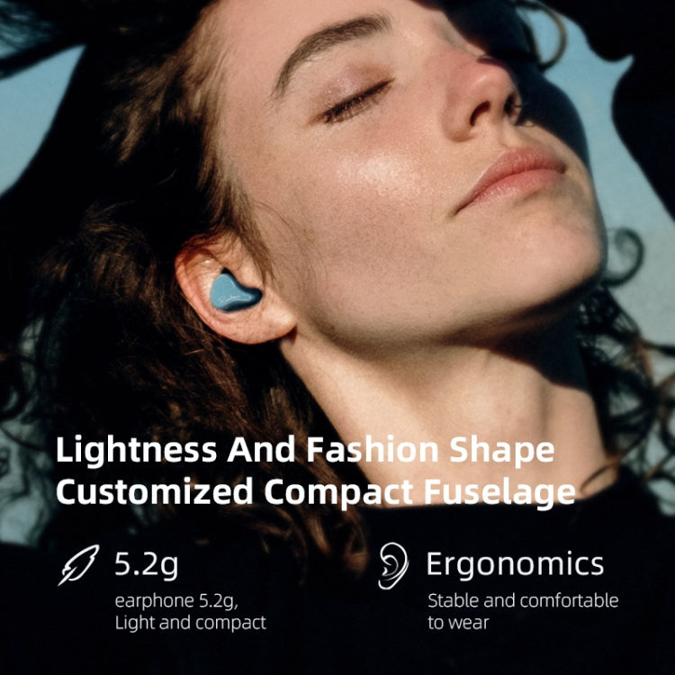 KZ SKS 1DD+1BA Hybrid Technology Wireless Bluetooth 5.2 Sports In-ear Earphone(Blue) - In Ear Wired Earphone by KZ | Online Shopping South Africa | PMC Jewellery