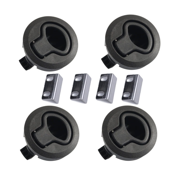 A5661 4 PCS RV / Yacht Flush Pull Slam Latch - Locks & Hasps by PMC TechLife | Online Shopping South Africa | PMC TechLife | Buy Now Pay Later Mobicred