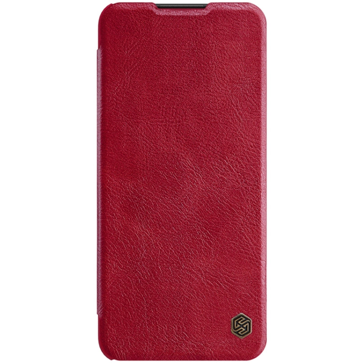 For Samsung Galaxy A03s / A037G NILLKIN QIN Series Crazy Horse Texture Horizontal Flip Phone Leather Case with Card Slot(Red) - Galaxy Phone Cases by NILLKIN | Online Shopping South Africa | PMC Jewellery