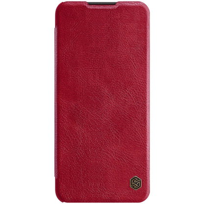 For Samsung Galaxy A03s / A037G NILLKIN QIN Series Crazy Horse Texture Horizontal Flip Phone Leather Case with Card Slot(Red) - Galaxy Phone Cases by NILLKIN | Online Shopping South Africa | PMC Jewellery