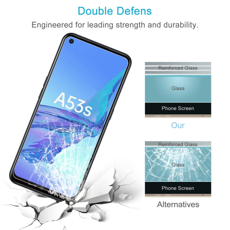 0.26mm 9H 2.5D Tempered Glass Film For OPPO A53s 5G - OPPO Tempered Glass by DIYLooks | Online Shopping South Africa | PMC Jewellery | Buy Now Pay Later Mobicred