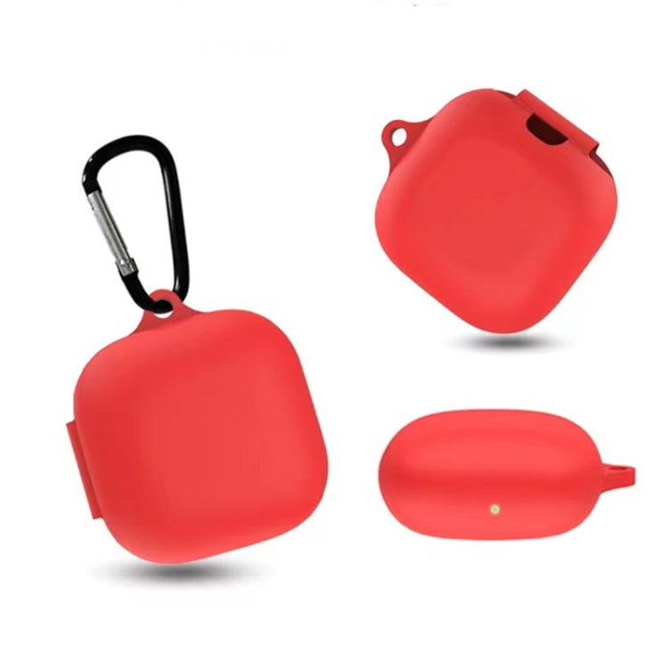 Pure Color Silicone Earphone Protective Case with Hook For Beats Fit Pro(Red) - Other Case by PMC Jewellery | Online Shopping South Africa | PMC Jewellery