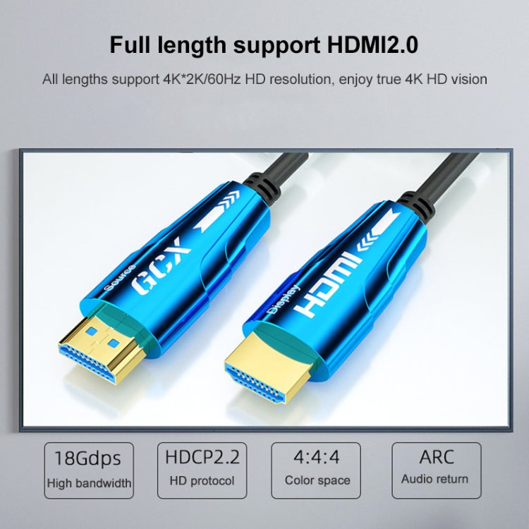 HDMI 2.0 Male to HDMI 2.0 Male 4K HD Active Optical Cable, Cable Length:30m - Audio Optical Cables by PMC Jewellery | Online Shopping South Africa | PMC Jewellery