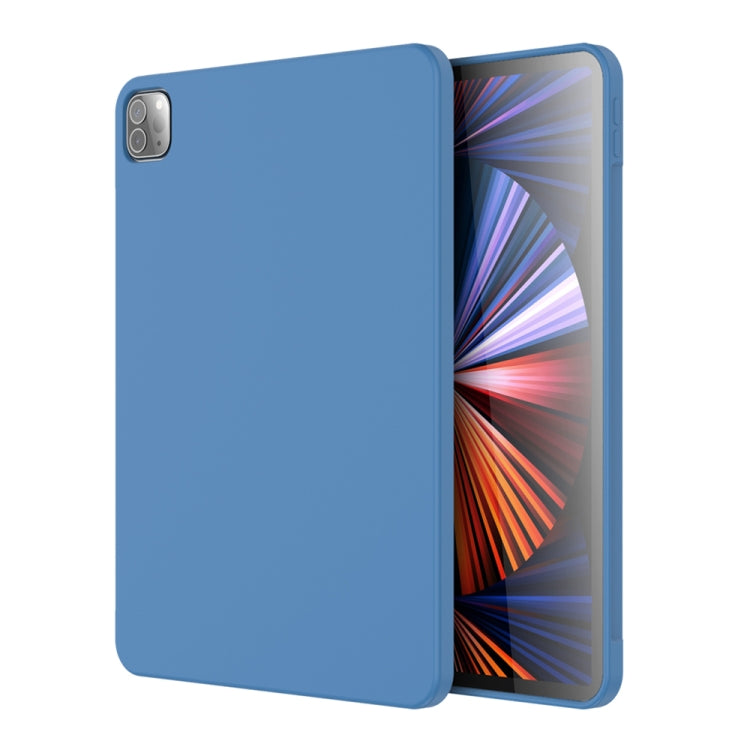 For iPad Pro 12.9 inch Mutural Silicone Microfiber Tablet Case(Light Blue) - iPad Pro 12.9 (2022/2021) Cases by Mutural | Online Shopping South Africa | PMC TechLife