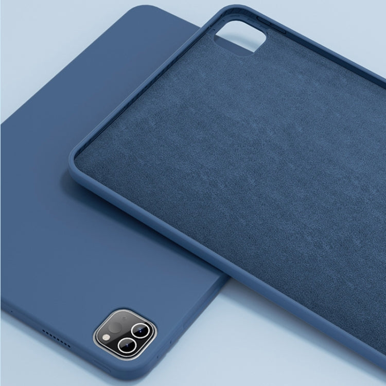 For iPad Pro 12.9 inch Mutural Silicone Microfiber Tablet Case(Light Blue) - iPad Pro 12.9 (2022/2021) Cases by Mutural | Online Shopping South Africa | PMC TechLife