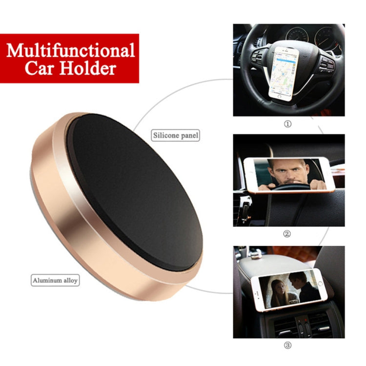 A8 Car Magnetic Phone Holder(Rose Gold) - Car Holders by PMC Jewellery | Online Shopping South Africa | PMC Jewellery