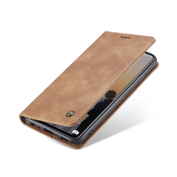 For Samsung Galaxy A33 5G CaseMe 013 Multifunctional Horizontal Flip Leather Phone Case(Brown) - Galaxy Phone Cases by CaseMe | Online Shopping South Africa | PMC Jewellery | Buy Now Pay Later Mobicred