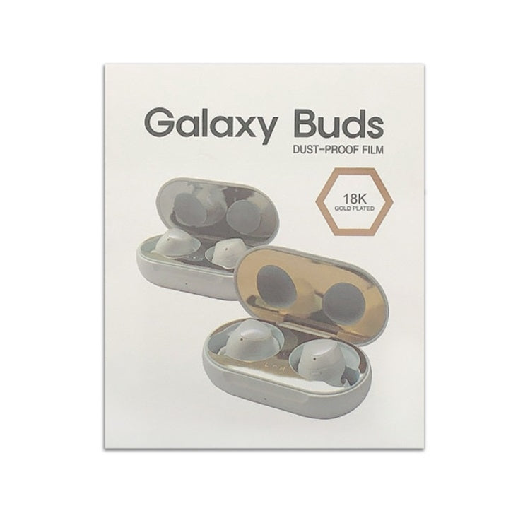 For Galaxy Buds Wireless Bluetooth Earphone Metal Protective Sticker(Gold) - Protective Sticker by PMC Jewellery | Online Shopping South Africa | PMC Jewellery