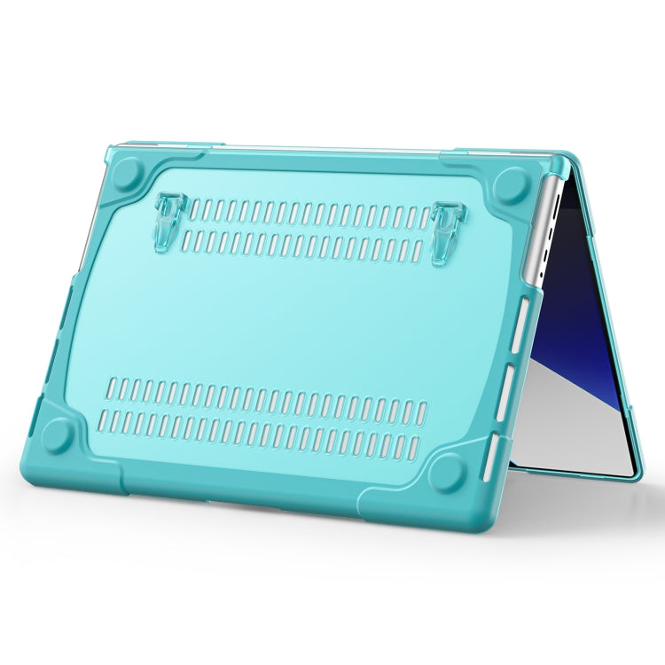 TPU + PC Two Color Laptop Protective Case For MacBook Pro 14.2 inch A2442 2021(Light Blue) - MacBook Pro Cases by PMC Jewellery | Online Shopping South Africa | PMC Jewellery