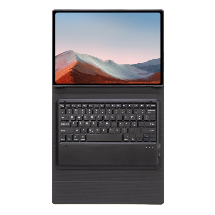 SF109 Tree Texture Bluetooth Keyboard Leather Case For Microsoft Surface Pro 4 / 5 / 6 / 7(Black + Black) - free shipping - PMC TechLife - Order now!