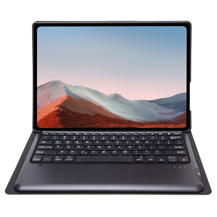 SF109 Tree Texture Bluetooth Keyboard Leather Case For Microsoft Surface Pro 4 / 5 / 6 / 7(Black + Black) - free shipping - PMC TechLife - Order now!