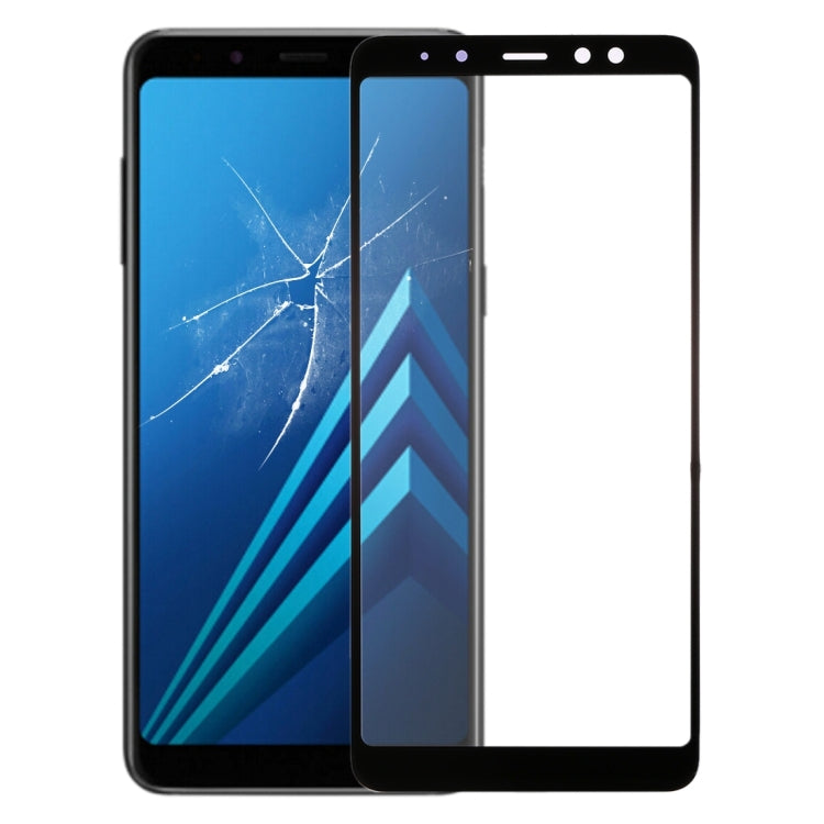 For Samsung Galaxy A8+ / A730 Front Screen Outer Glass Lens with OCA Optically Clear Adhesive - Outer Glass Lens by PMC Jewellery | Online Shopping South Africa | PMC Jewellery