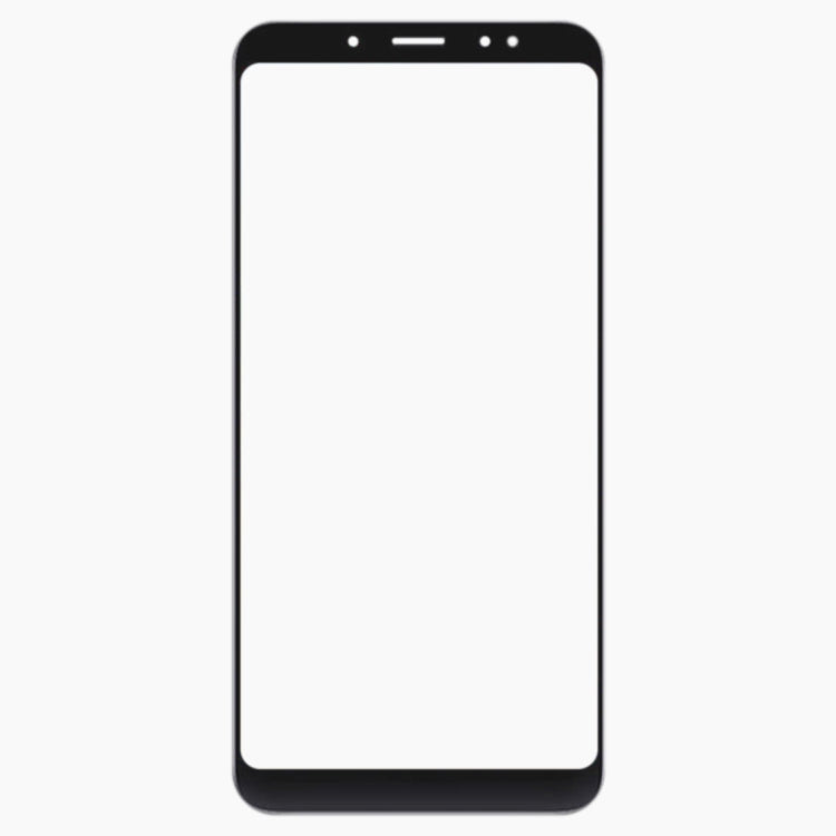 Front Screen Outer Glass Lens with OCA Optically Clear Adhesive for Xiaomi Redmi 5 Plus(Black) - LCD Related Parts by PMC Jewellery | Online Shopping South Africa | PMC Jewellery