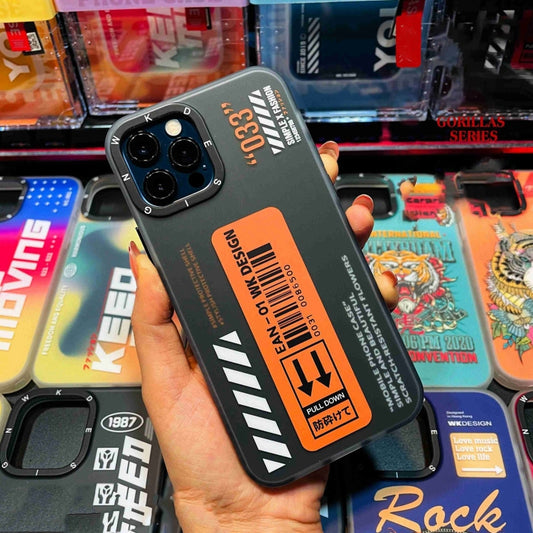 For iPhone 12 Pro WK WPC-015 Gorillas Series Cool PC + TPU Phone Case(WGC-015) - iPhone 12 / 12 Pro Cases by WK | Online Shopping South Africa | PMC Jewellery | Buy Now Pay Later Mobicred