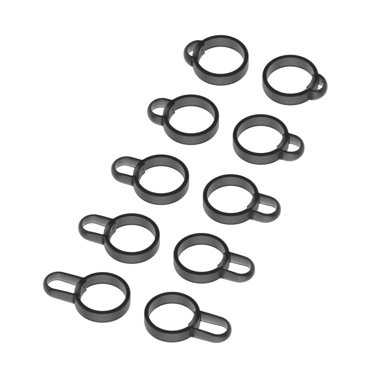 5 Pairs Non-Slip Silicone Earphone Ferrule Set for Sony LinkBuds Ear Cap(Black) - Anti-dust & Ear Caps by PMC Jewellery | Online Shopping South Africa | PMC Jewellery