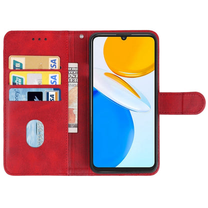 Leather Phone Case For Honor X7(Red) - Honor Cases by PMC Jewellery | Online Shopping South Africa | PMC Jewellery | Buy Now Pay Later Mobicred