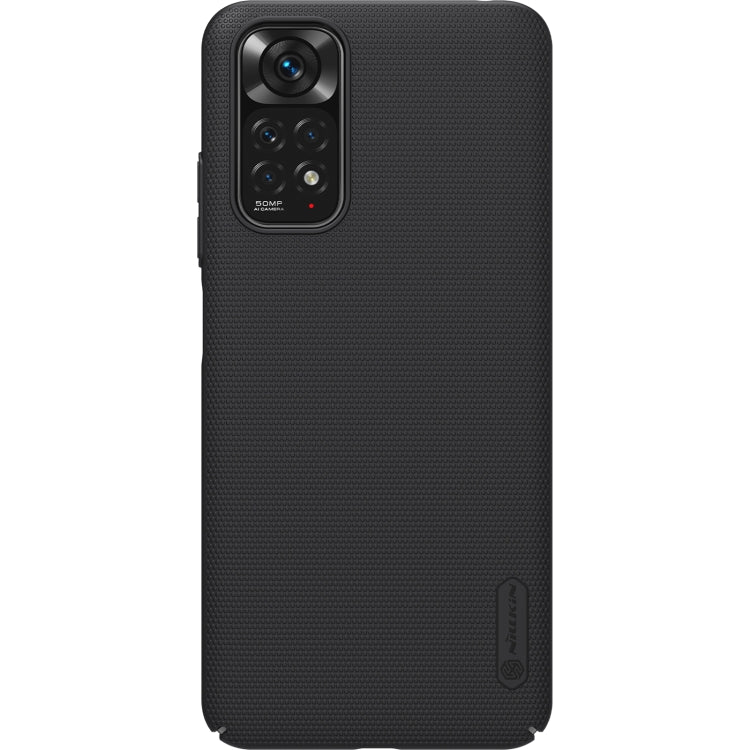 For Xiaomi Redmi Note 11 4G Global NILLKIN Frosted PC Phone Case(Black) - Xiaomi Cases by NILLKIN | Online Shopping South Africa | PMC Jewellery