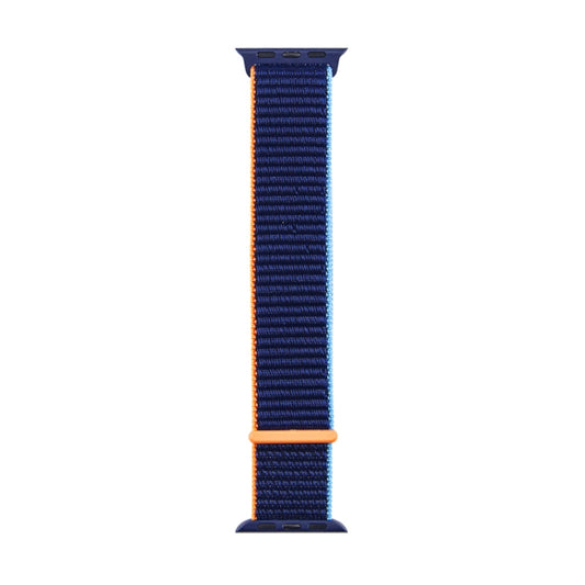 For Apple Watch Apple Watch Ultra 49mm&Watch Ultra 2 49mm / Series 9&8&7 45mm / SE 3&SE 2&6&SE&5&4 44mm / 3&2&1 42mm Mutural Nylon Watch Band(Dark Navy Blue) - Watch Bands by Mutural | Online Shopping South Africa | PMC Jewellery | Buy Now Pay Later Mobicred