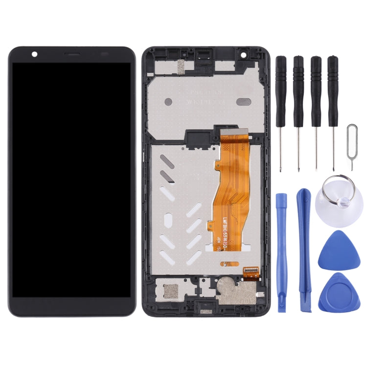 OEM LCD Screen For ZTE Blade A5 2019 Digitizer Full Assembly with Frame（Black) - For ZTE by PMC Jewellery | Online Shopping South Africa | PMC Jewellery