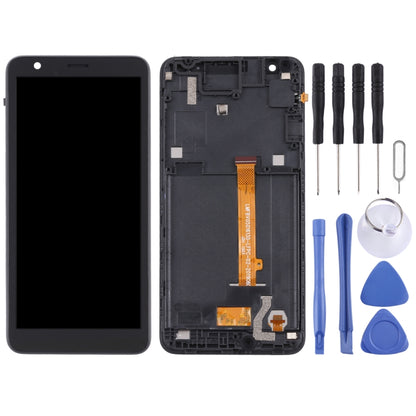 OEM LCD Screen For ZTE Blade L8/A3 2019 Digitizer Full Assembly with Frame（Black) - For ZTE by PMC Jewellery | Online Shopping South Africa | PMC Jewellery