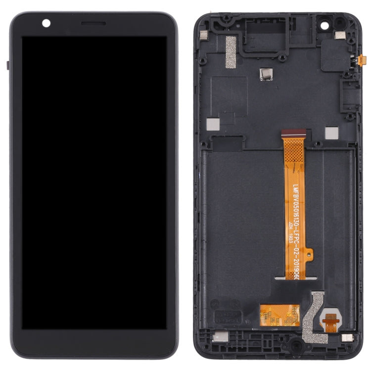 OEM LCD Screen For ZTE Blade L8/A3 2019 Digitizer Full Assembly with Frame（Black) - For ZTE by PMC Jewellery | Online Shopping South Africa | PMC Jewellery