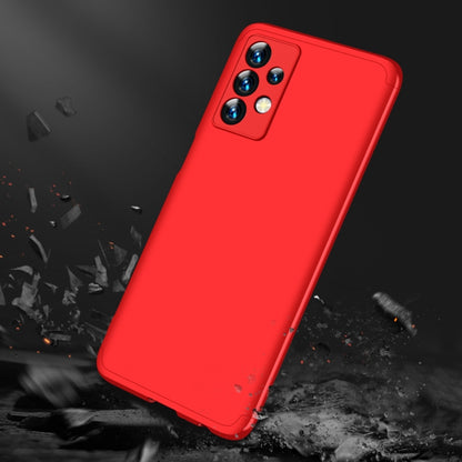 For Samsung Galaxy A13 4G GKK Three Stage Splicing Full Coverage PC Phone Case(Red) - Galaxy Phone Cases by GKK | Online Shopping South Africa | PMC Jewellery