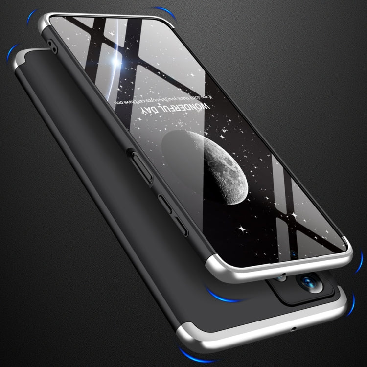 For Samsung Galaxy A23 GKK Three Stage Splicing Full Coverage PC Phone Case(Black Silver) - free shipping - PMC TechLife - Order now!
