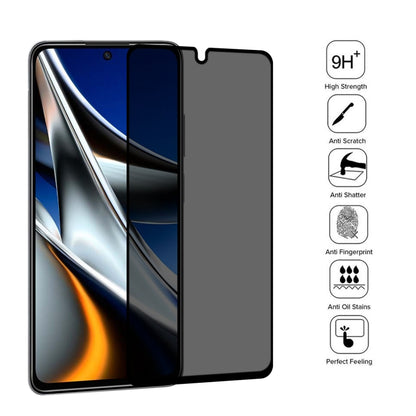 25 PCS Full Cover Anti-peeping Tempered Glass Film For Xiaomi Poco X4 Pro 5G -  by PMC Jewellery | Online Shopping South Africa | PMC Jewellery