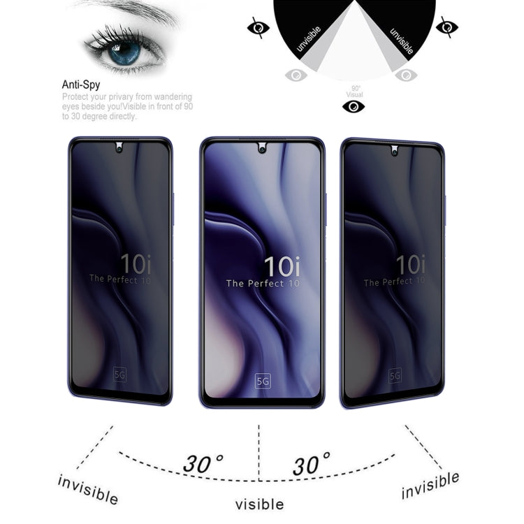 25 PCS Full Cover Anti-peeping Tempered Glass Film For Xiaomi Mi 10i 5G -  by PMC Jewellery | Online Shopping South Africa | PMC Jewellery