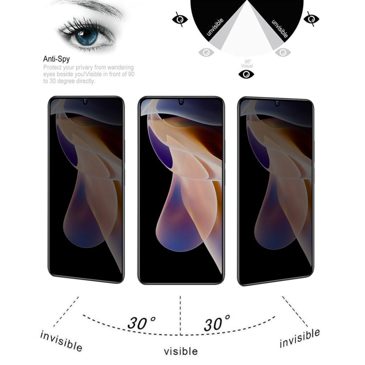 25 PCS Full Cover Anti-peeping Tempered Glass Film For Xiaomi Redmi Note 11 Pro+ 5G -  by PMC Jewellery | Online Shopping South Africa | PMC Jewellery