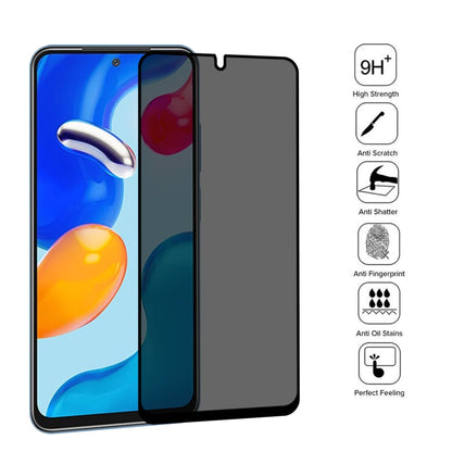 25 PCS Full Cover Anti-peeping Tempered Glass Film For Xiaomi Redmi Note 11S / Note 11 SE India -  by PMC Jewellery | Online Shopping South Africa | PMC Jewellery