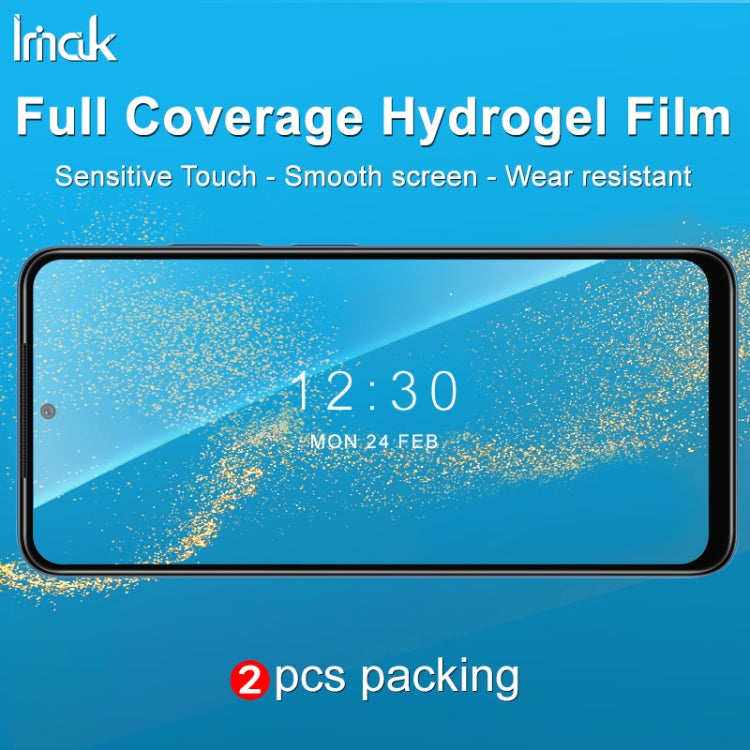 For Xiaomi Redmi Note 11 4G 2 PCS IMAK Curved Full Screen Hydrogel Film Front Protector -  by imak | Online Shopping South Africa | PMC TechLife | Buy Now Pay Later Mobicred