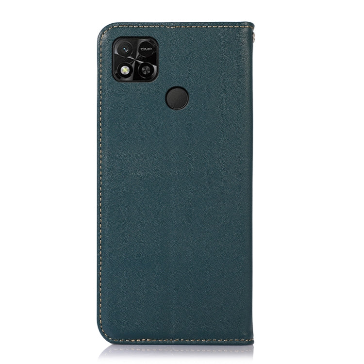 For Xiaomi Redmi 10A / 9C KHAZNEH Nappa Top Layer Cowhide Leather Phone Case(Green) - Xiaomi Cases by PMC Jewellery | Online Shopping South Africa | PMC Jewellery