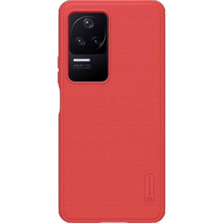 For Xiaomi Redmi K50 / K50 Pro NILLKIN Frosted Shield Pro PC + TPU Phone Case(Red) - Xiaomi Cases by NILLKIN | Online Shopping South Africa | PMC Jewellery