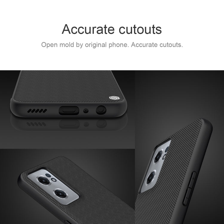 For OnePlus Nord CE 2 5G NILLKIN 3D Texture Nylon Fiber PC+TPU Phone Case(Black) - OnePlus Cases by NILLKIN | Online Shopping South Africa | PMC Jewellery