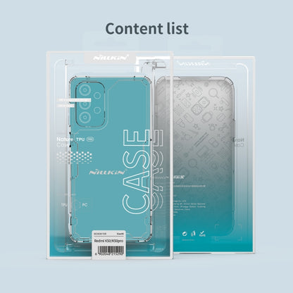 For Xiaomi Redmi K50 / K50 Pro NILLKIN Ultra Clear PC + TPU Phone Case(Transparent) - Xiaomi Cases by NILLKIN | Online Shopping South Africa | PMC Jewellery