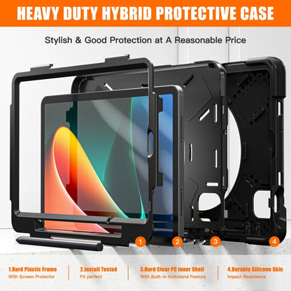 For Xiaomi Pad 5 / Pad 5 Pro Silicone + PC Tablet Case(Black) -  by PMC Jewellery | Online Shopping South Africa | PMC Jewellery