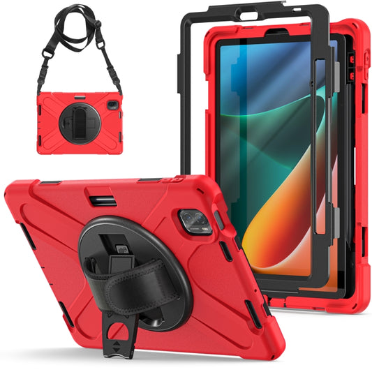 For Xiaomi Pad 5 / Pad 5 Pro Silicone + PC Tablet Case(Red) -  by PMC Jewellery | Online Shopping South Africa | PMC Jewellery